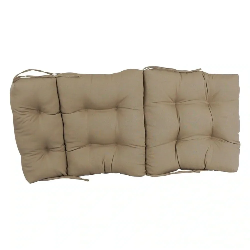 Tan Garden Tufted Seat Cushion Home Decor High Back Chair Recliner Cushion 45x22